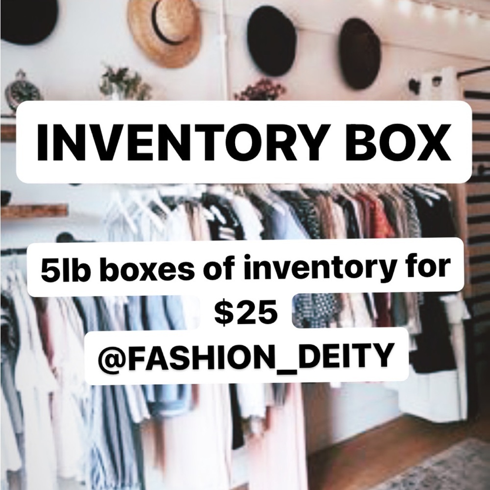 - 5LB INVENTORY BOXES $25  NEW WITH TAGS & NWOT